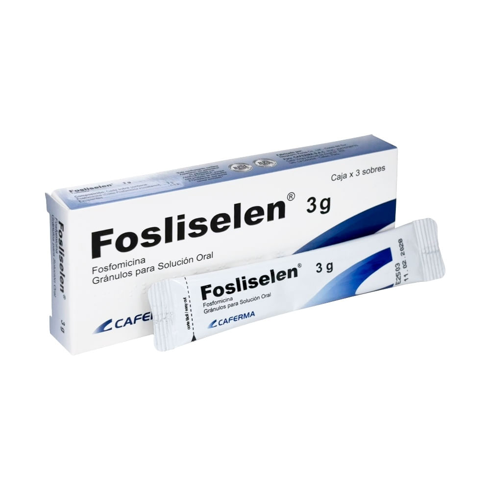 Fosliselen 3 g Gránulos para Solución Oral - Caja 3 und