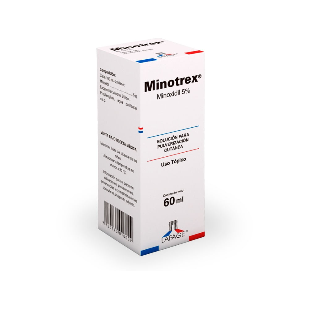 Minotrex 5% Solución para Pulverización Cutánea - Frasco 60 ml