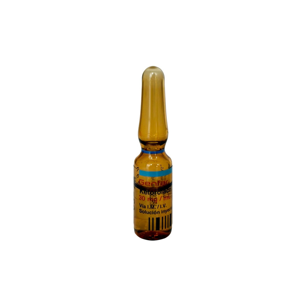Ketorolaco 30 mg/ml GF Solución Inyectable - Ampolla 1 ml