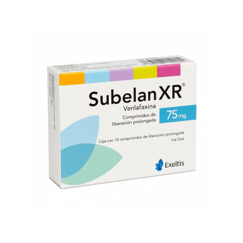 Subelan XR 75 mg Comprimidos de Liberación Prolongada - Caja 10 und