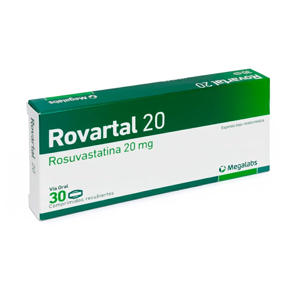 Rovartal 20 mg Comprimidos Recubiertos - Caja 30 und