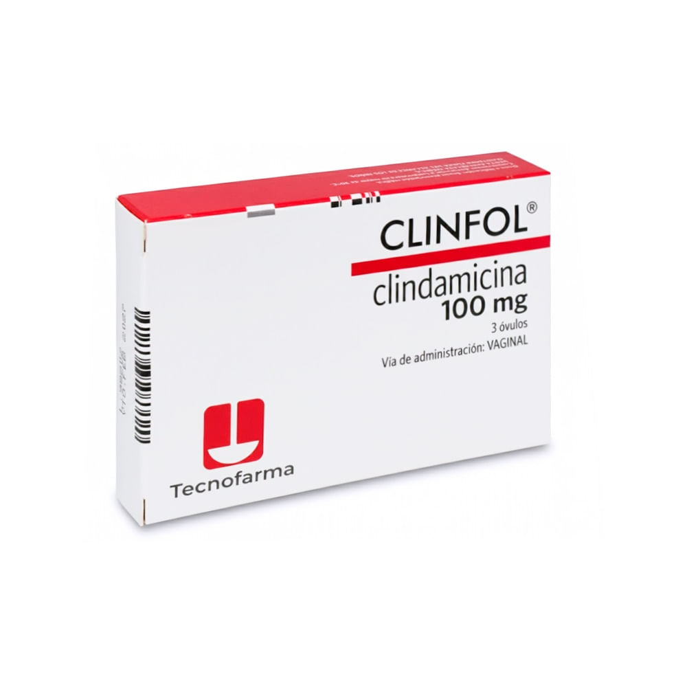 Clinfol 100 mg Óvulos Vaginales - Caja 3 und