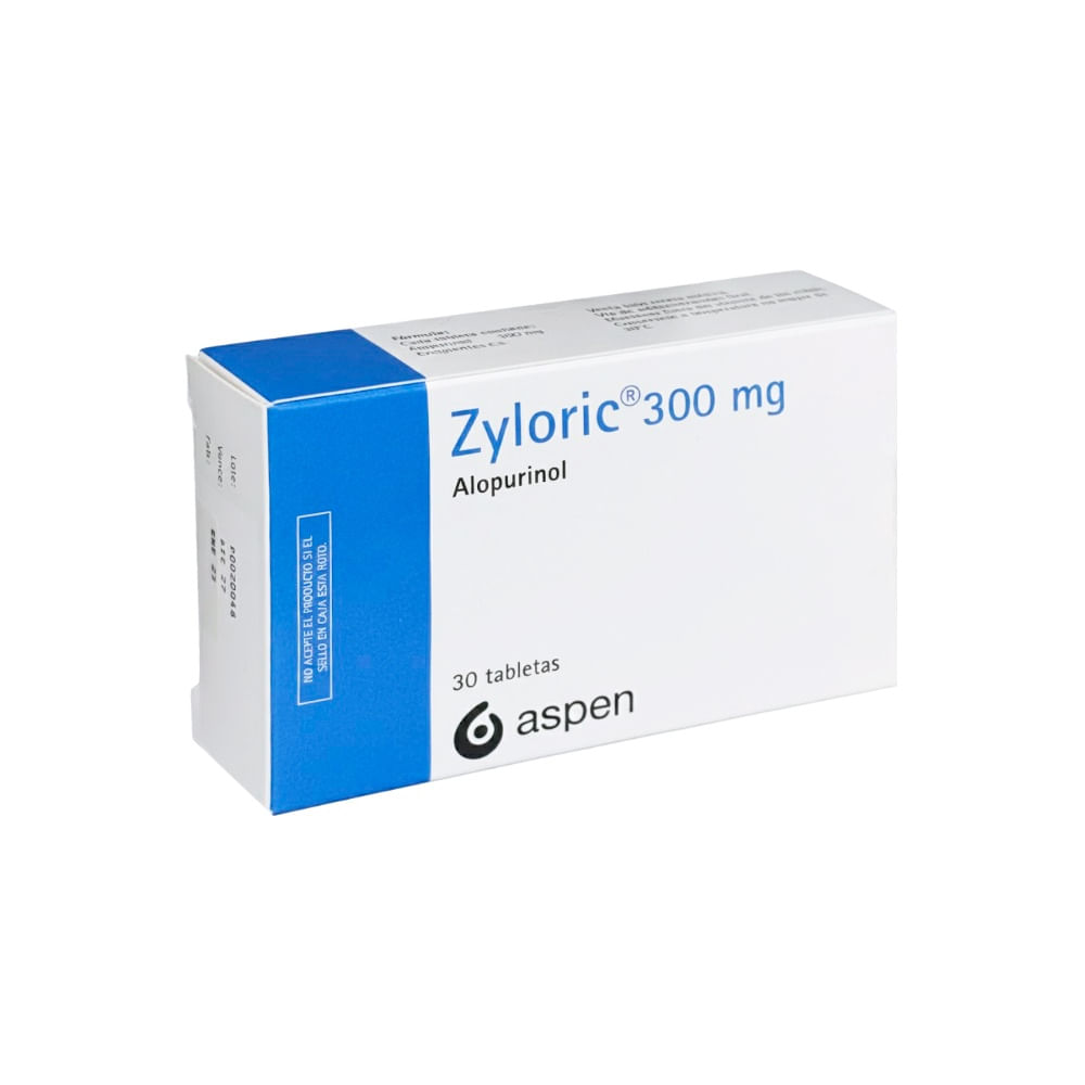 Zyloric 300 mg Tabletas - Caja 30 und