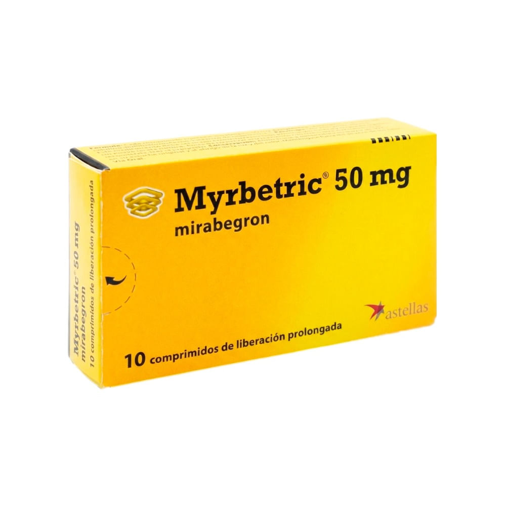 Myrbetric 50 mg Comprimidos de Liberación Prolongada - Caja 10 und