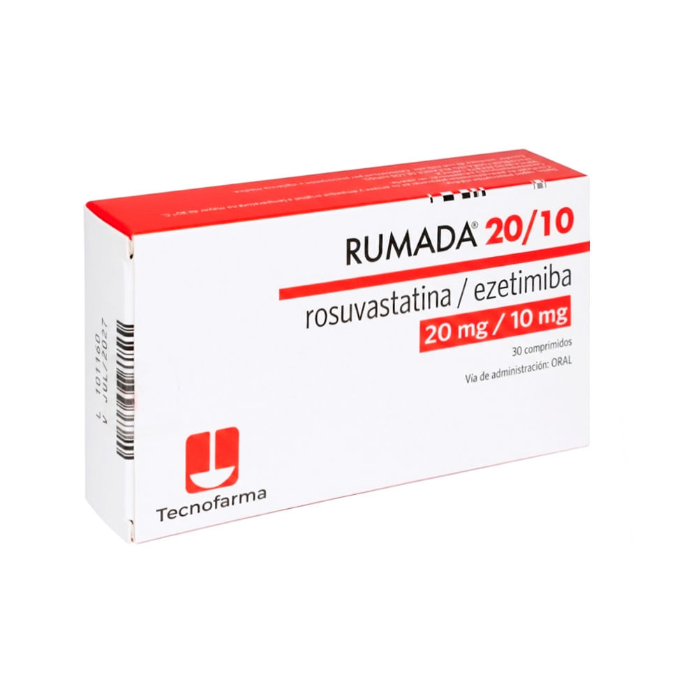 Rumada 20 mg + 10 mg Comprimidos - Caja 30 und