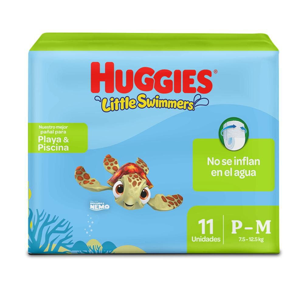 Huggies Little Swimmers Pañales para Bebé Talla P/M - Bolsa 11 und
