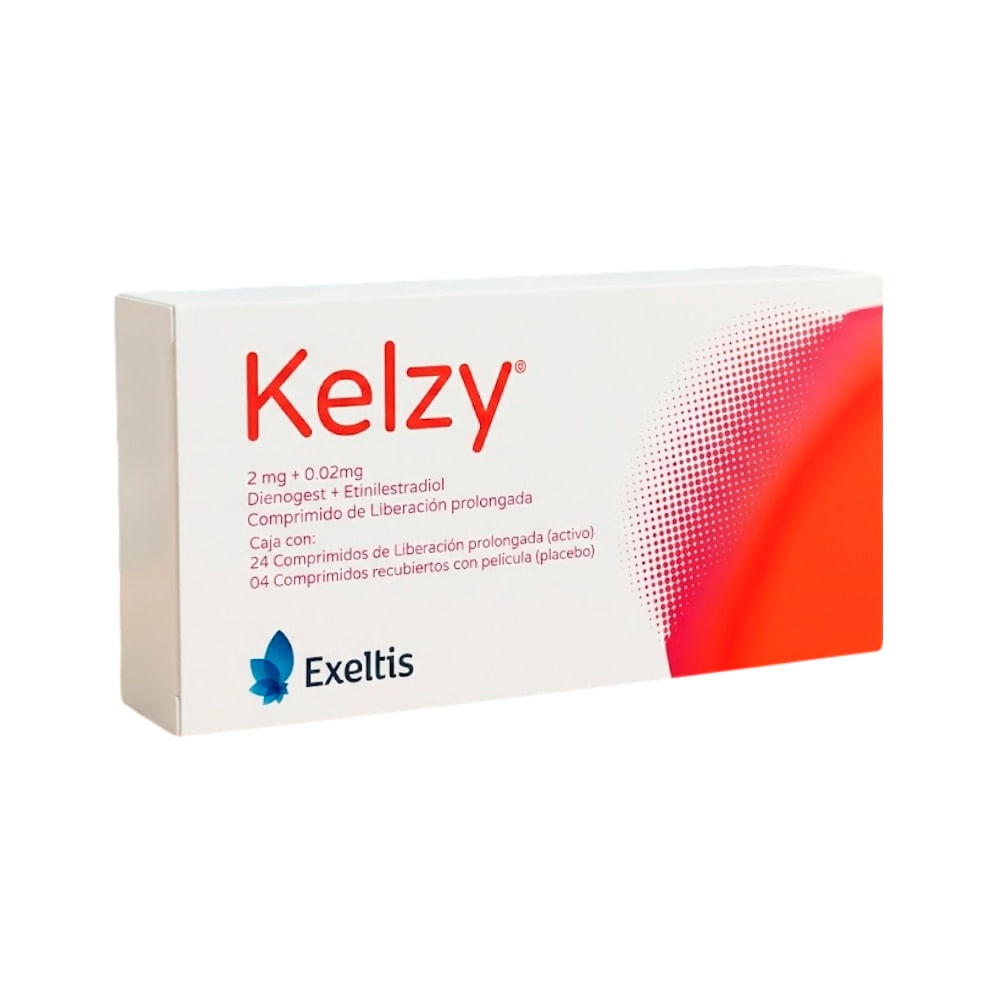 Kelzy 2 mg + 0.02 mg Comprimidos - Caja 28 und