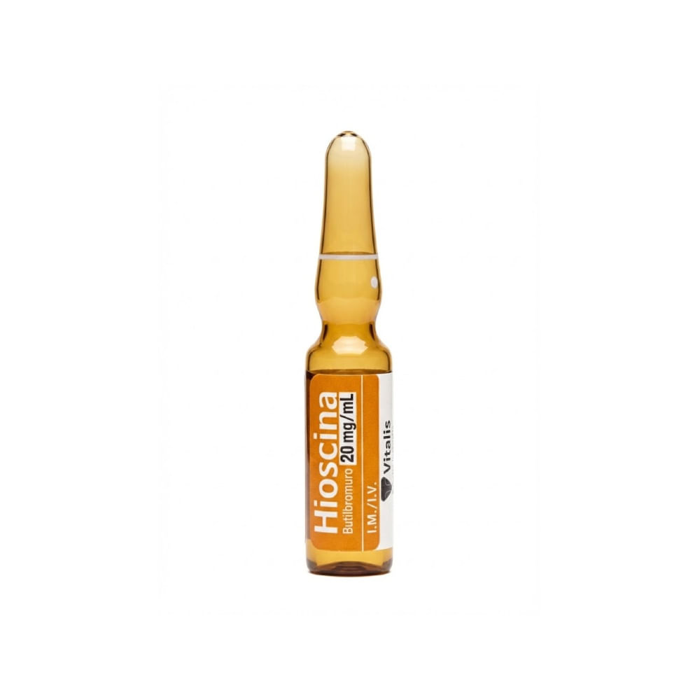 Hioscina Butilbromuro 20 mg/ml VT Solución Inyectable - Ampolla 1 ml
