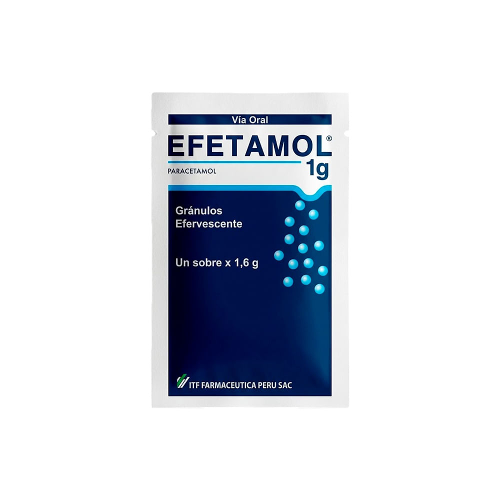 Efetamol 1 g Gránulos Efervescentes - Sobre 1.6 g