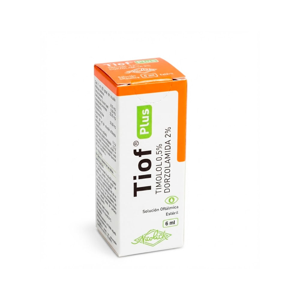 Tiof Plus 0.5% + 2% Solución Oftálmica Estéril - Frasco 6 ml