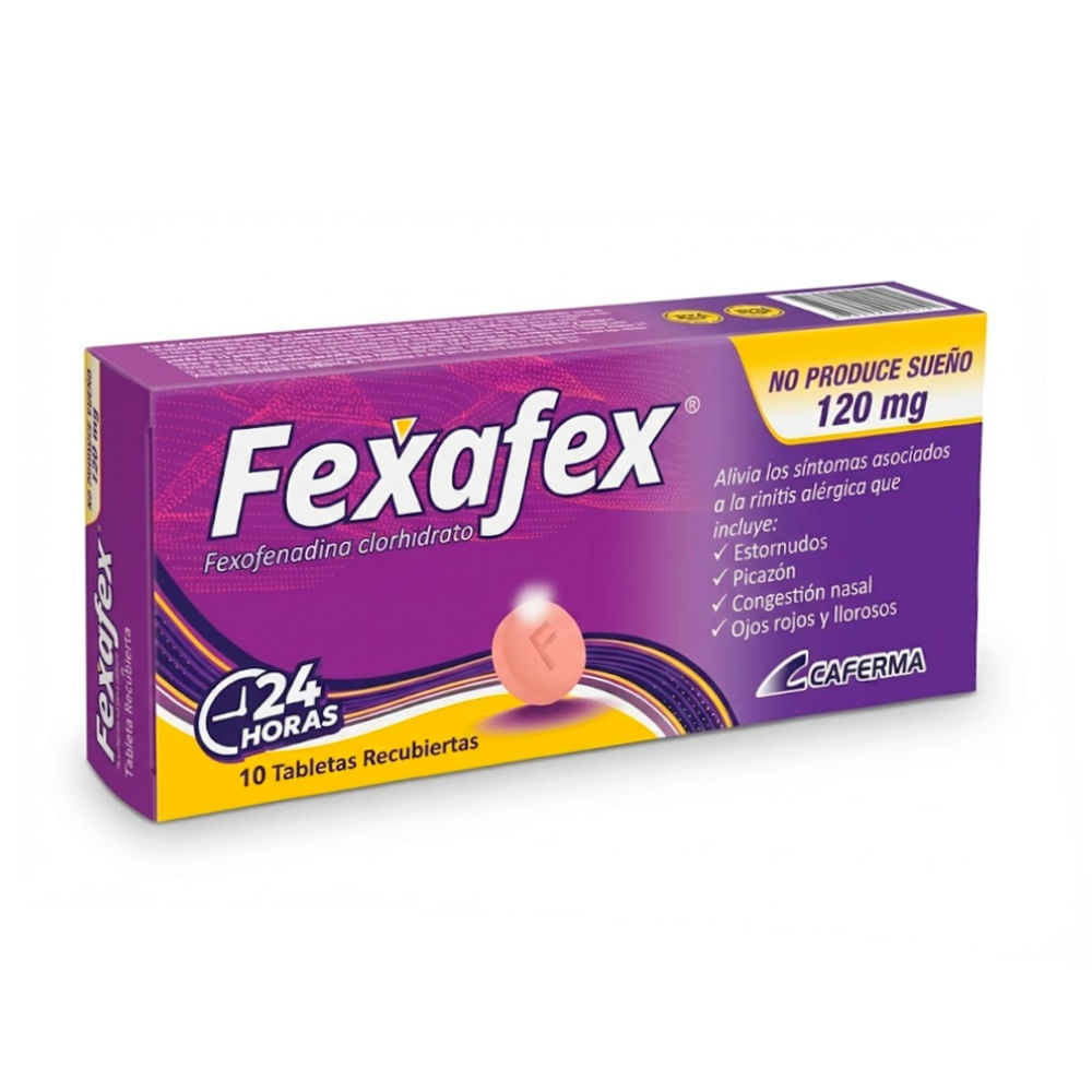 Fexafex 12 mg Tabletas Recubiertas - Caja 10 und