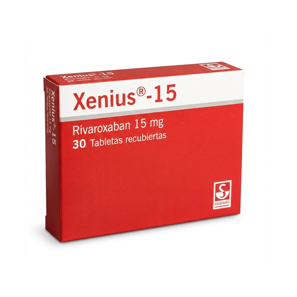 Xenius 15 mg Tabletas Recubiertas - Caja 30 und