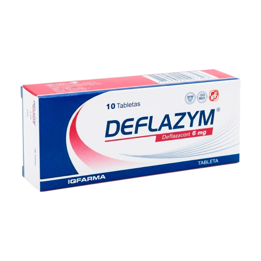 Deflazym 6 mg Tabletas - Caja 10 und