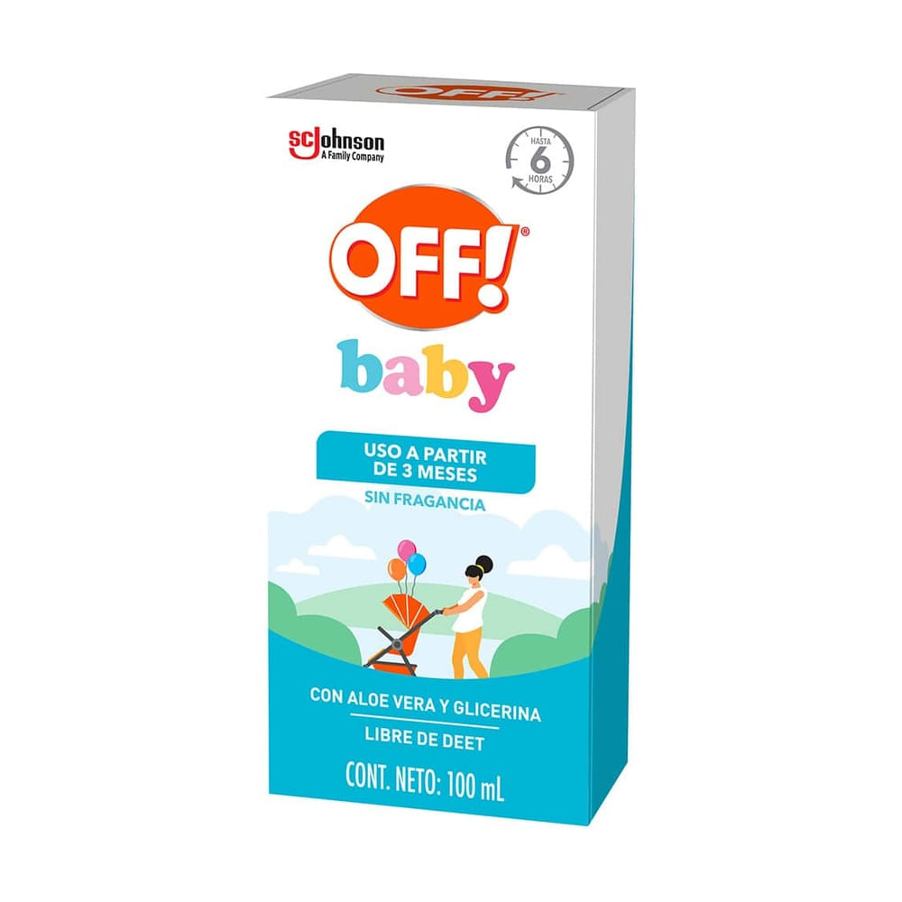 OFF! Baby Repelente en Crema - Frasco 100 ml
