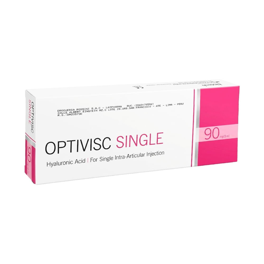 Optivisc Single 90 mg/3 ml Jeringa Precargada - Jeringa 3 ml