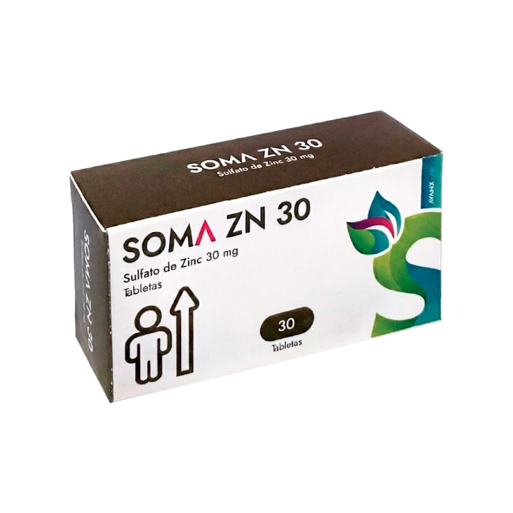 Soma ZN 30 mg Tabletas - Caja 30 und