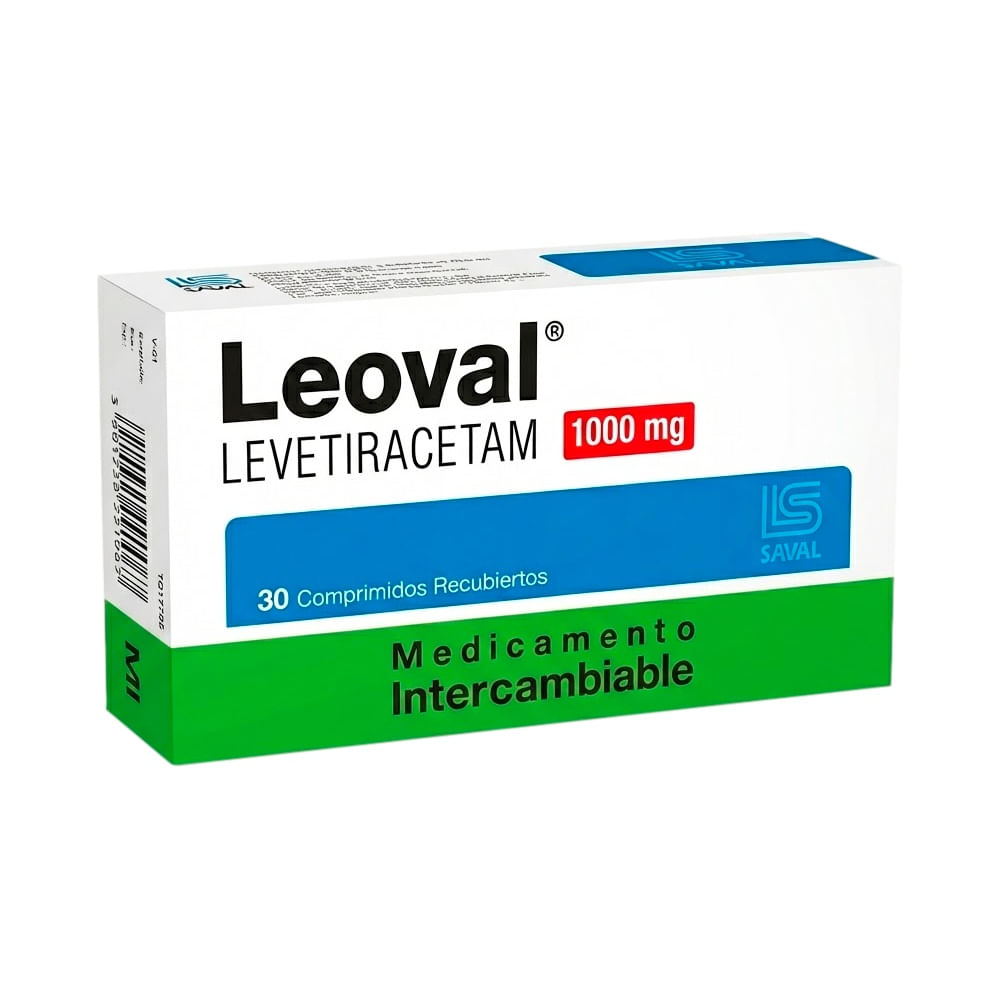 Leoval 1000 mg Comprimidos Recubiertos - Caja 30 und