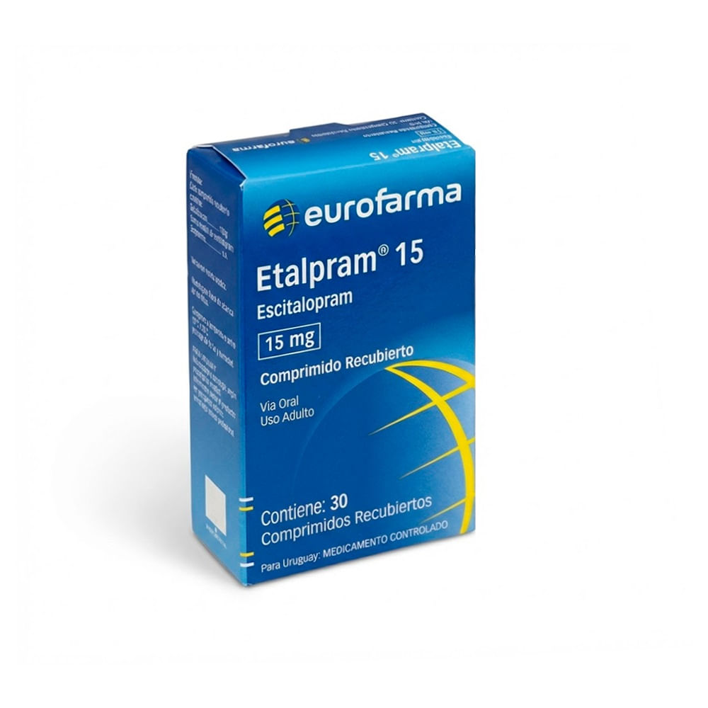 Etalpram 15 mg Comprimidos Recubiertos - Caja 30 und
