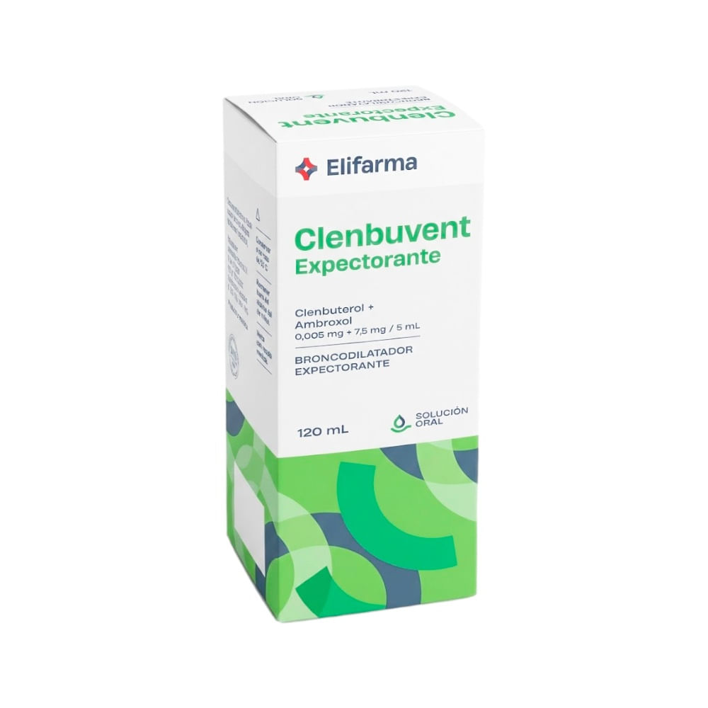 Clenbuvent Expectorante 0.005 mg + 7.5 mg/5 ml Solución Oral - Frasco 120 ml