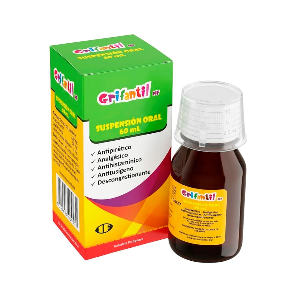 Grifantil NF Suspensión Oral - Frasco 60 ml