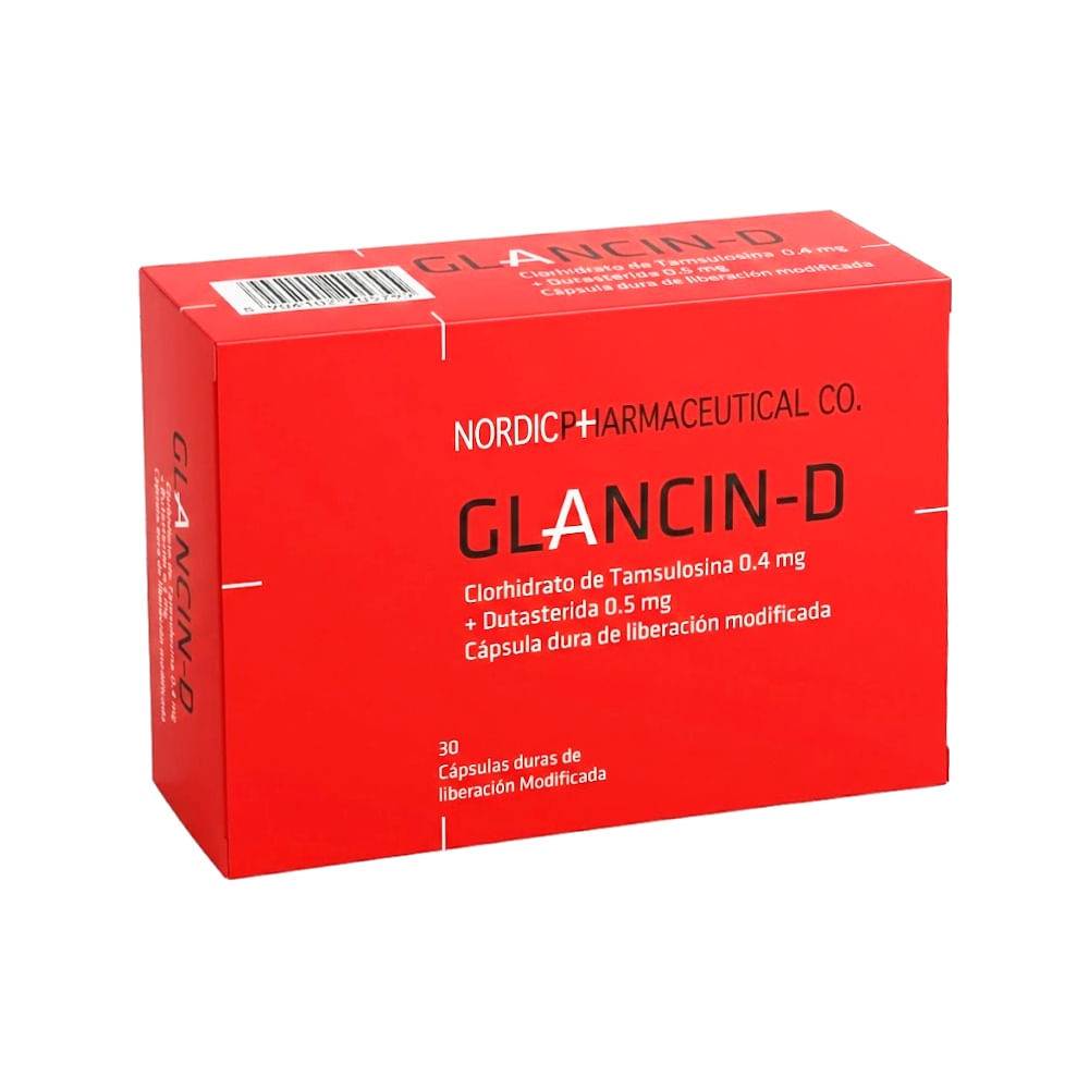 Glancin D 0.4 mg + 0.5 mg Cápsulas Duras de Liberación Modificada - Caja 30 und