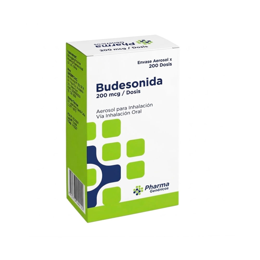 Budesonida 200 mcg/dss PH Aerosol para Inhalación - Frasco 200 dss