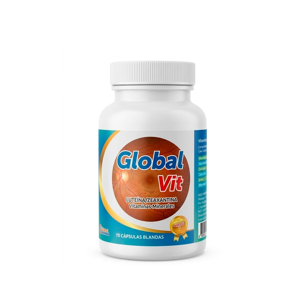 Global Vit Cápsulas Blandas - Frasco 70 und