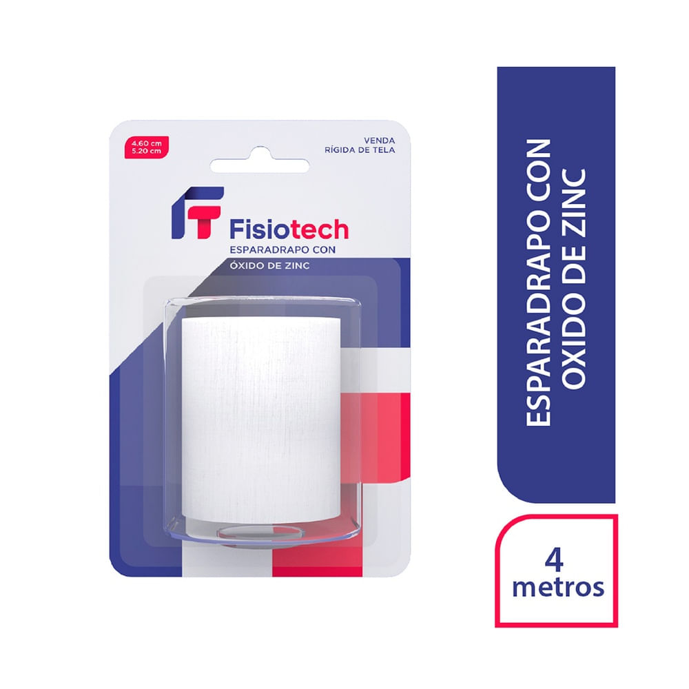 Fisiotech Esparadrapo con óxido de Zinc (4.60 x 5.20 cm) - Blíster 1 und