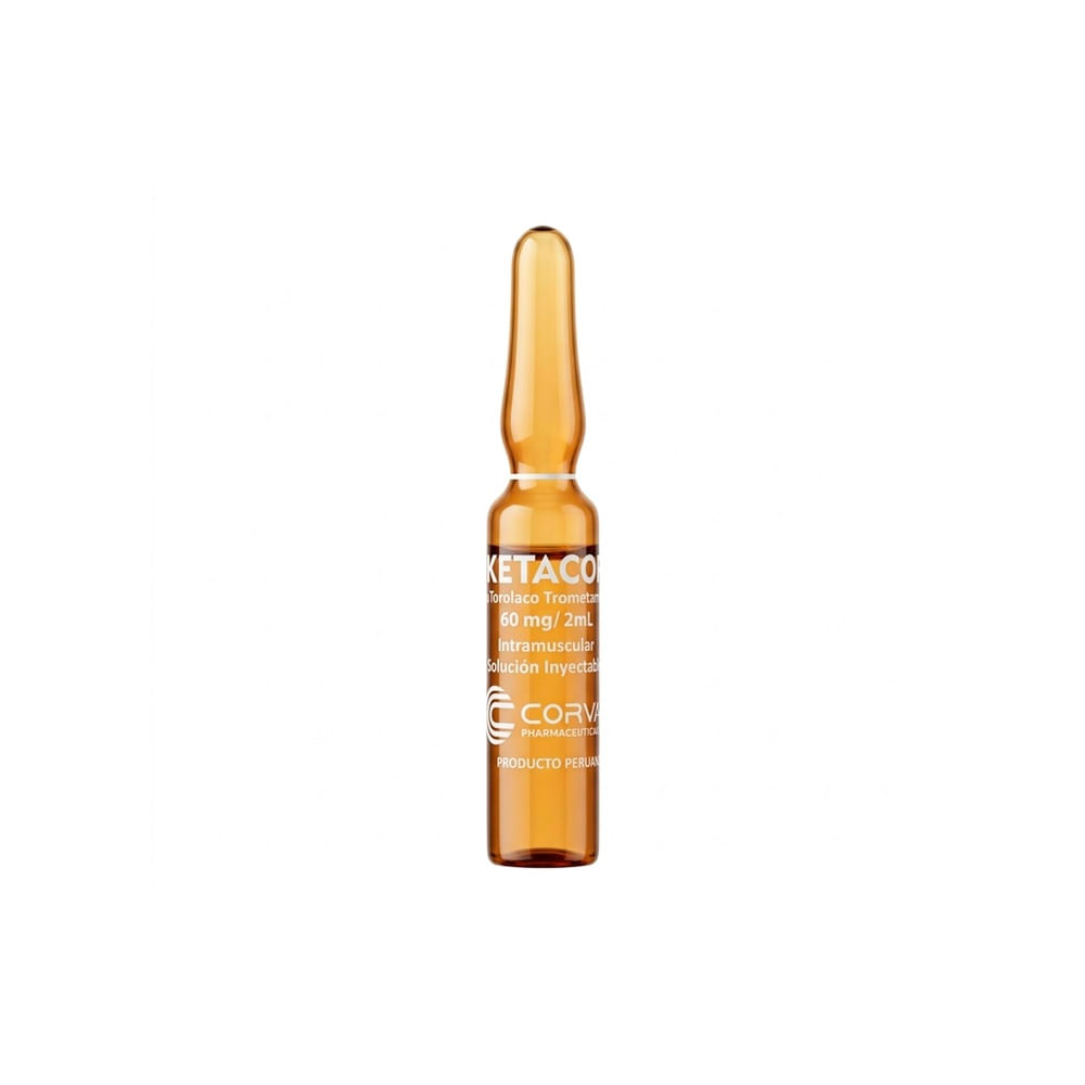 Ketacor 60 mg/2 ml Solución Inyectable - Ampolla 2 ml