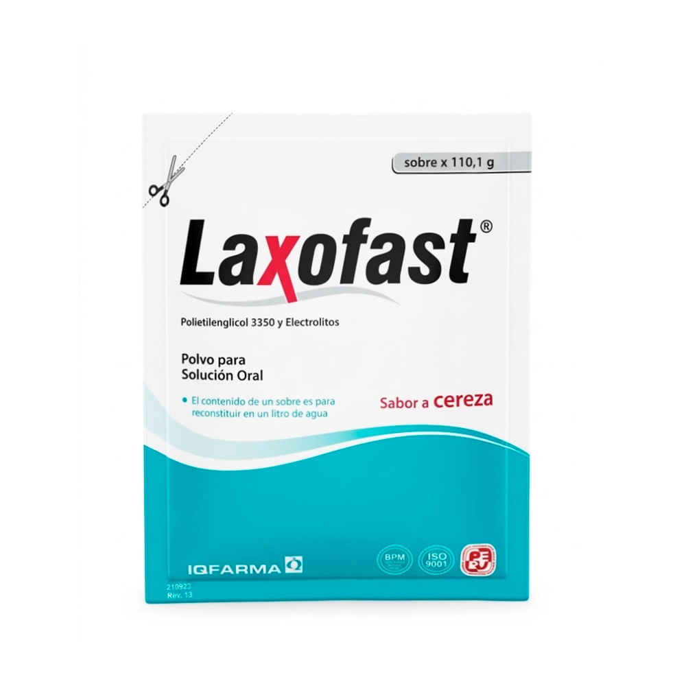 Laxofast Polvo para Solución Oral Sabor Cereza - Sobre 110.1 g
