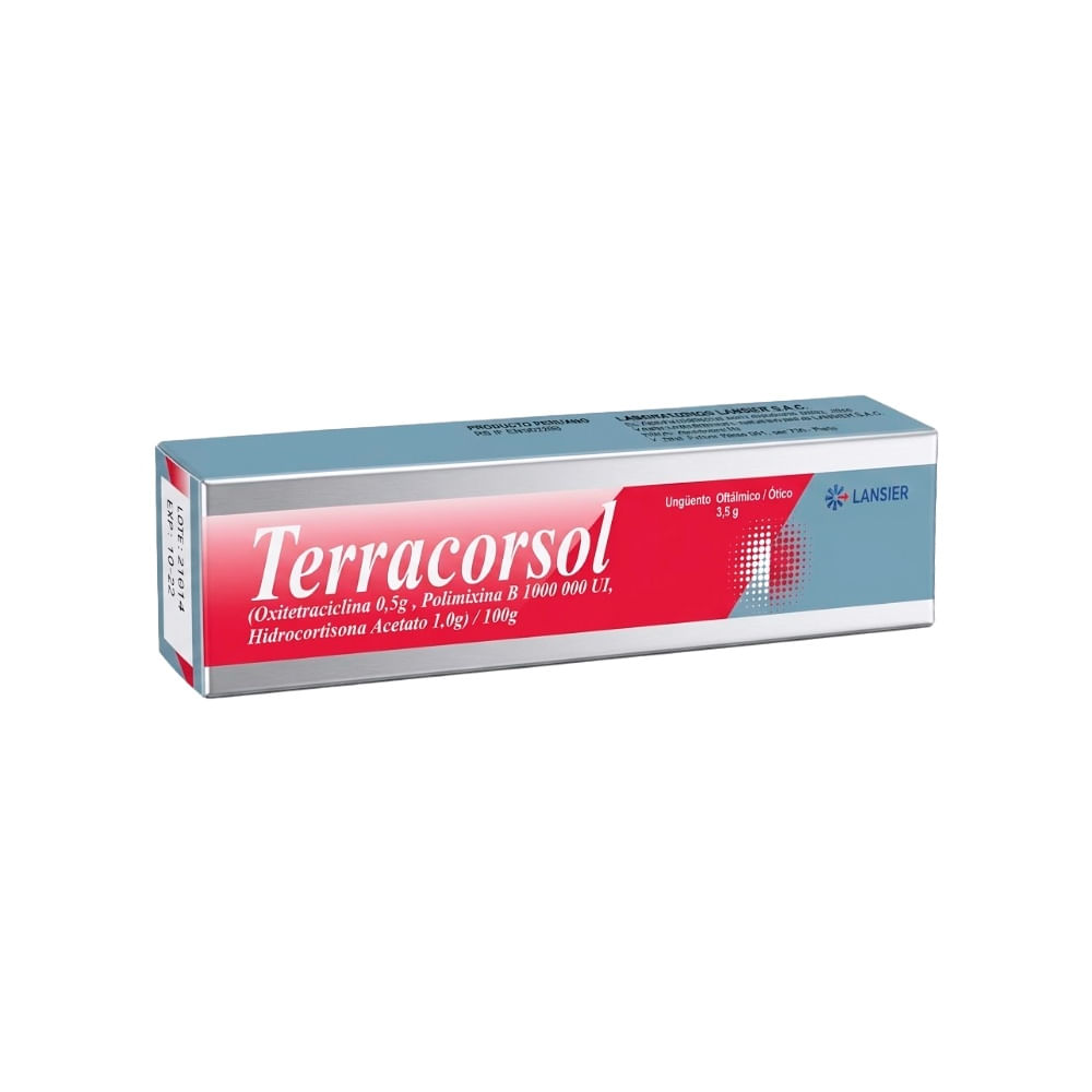 Terracorsol 0.5 g + 1 000 000 UI + 1.0 g/100 g Ungüento Oftálmico - Tubo 3.5 g