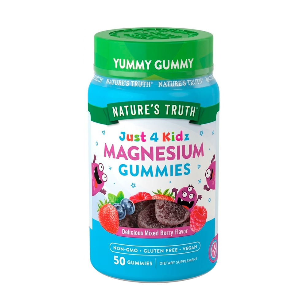 Nature's Truth Just 4 Kidz Magnesio Gomitas - Frasco 50 und