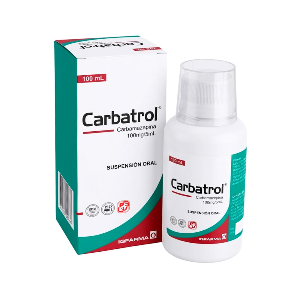 Carbatrol 100 mg/5 ml Suspensión Oral - Frasco 100 ml