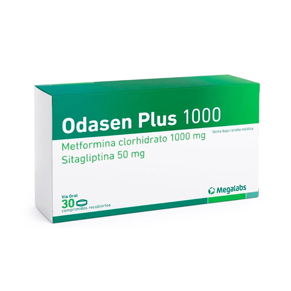 Odasen Plus 1000 1000 mg + 50 mg Comprimidos Recubiertos - Caja 30 und
