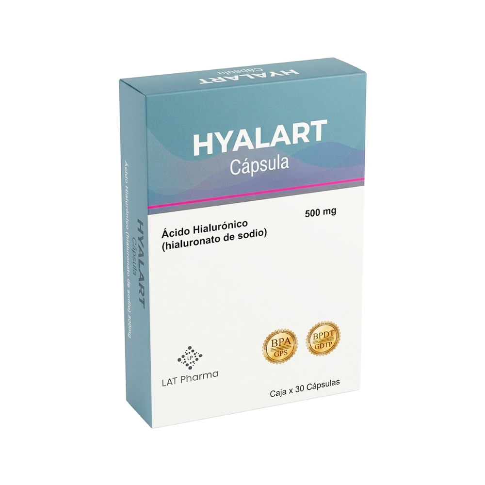 Hyalart 500 mg Cápsulas - Caja 30 und