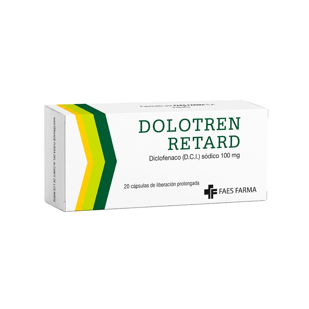 Dolotren Retard 100 mg Cápsulas - Caja 20 und