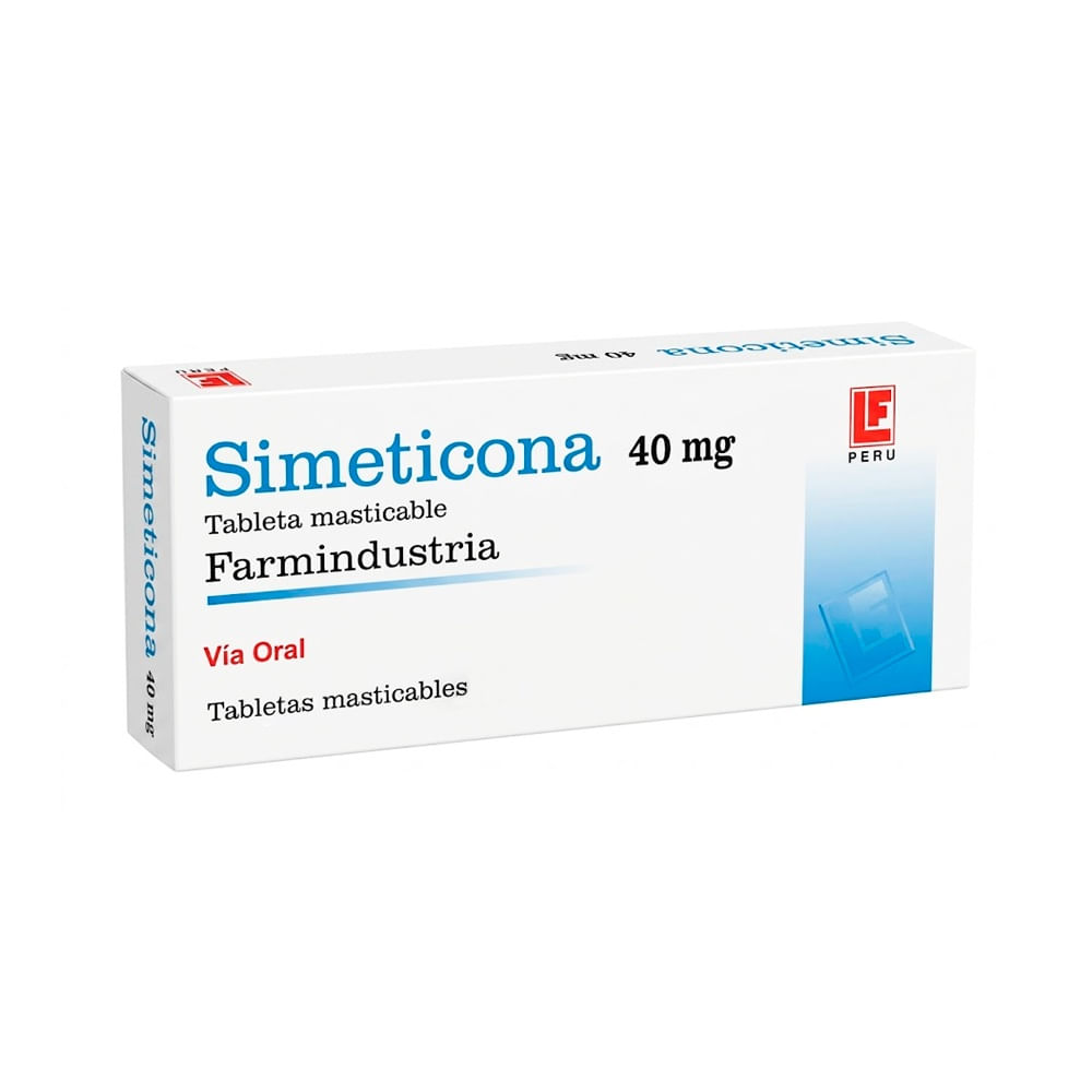 Simeticona 40 mg FI Tableta Masticable - Blíster 10 und