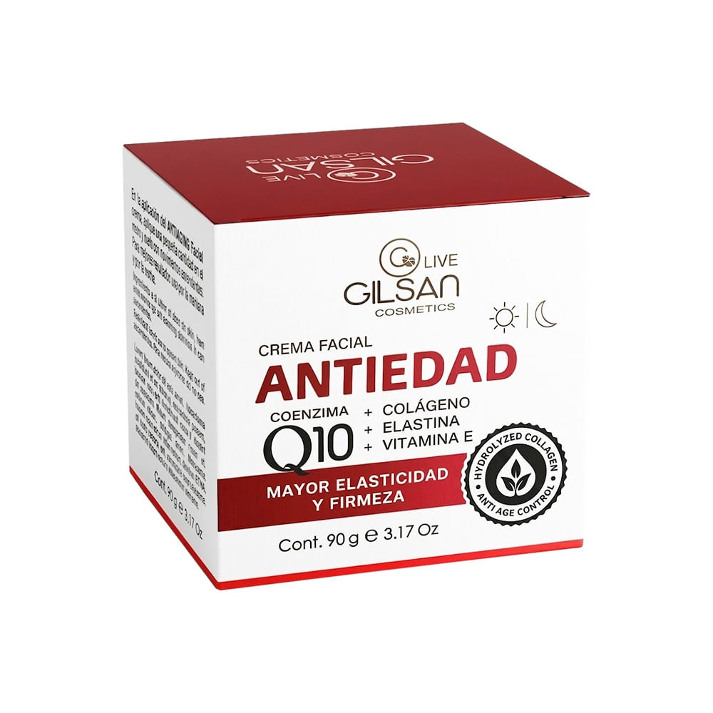 Gilsan Antiedad Q10 Crema Facial - Frasco 90 g