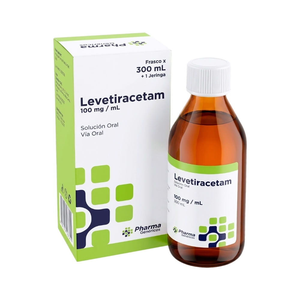 Levetiracetam 100 mg/ml PH Solución Oral - Frasco 300 ml