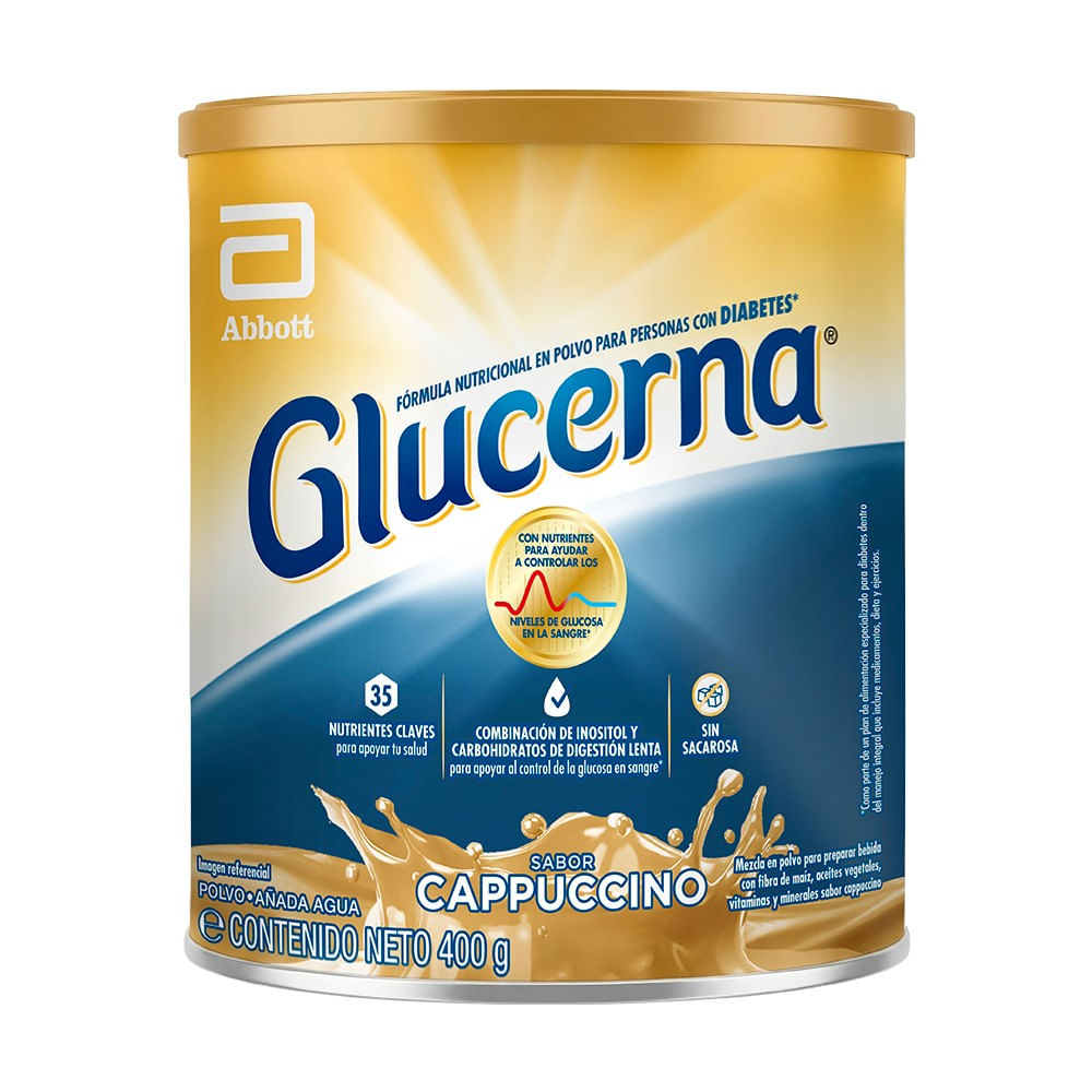 Glucerna en Polvo Sabor Cappuccino - Lata 400 g