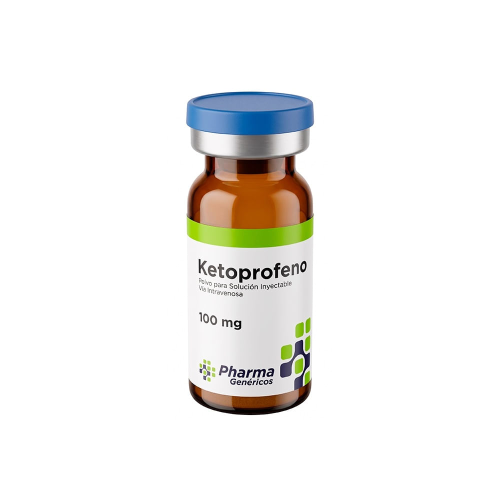 Ketoprofeno 100 mg PH Polvo para Solución Inyectable - Vial 1 und