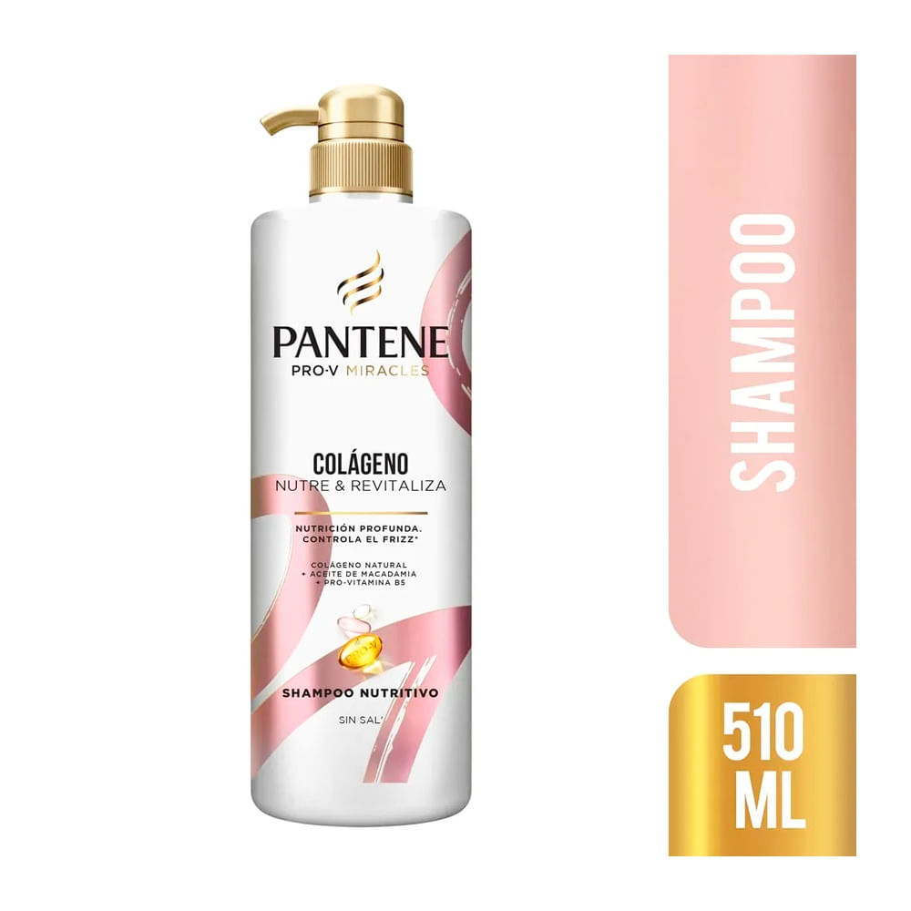 Pantene Pro V Miracles Colágeno  Shampoo - Frasco 510 ml
