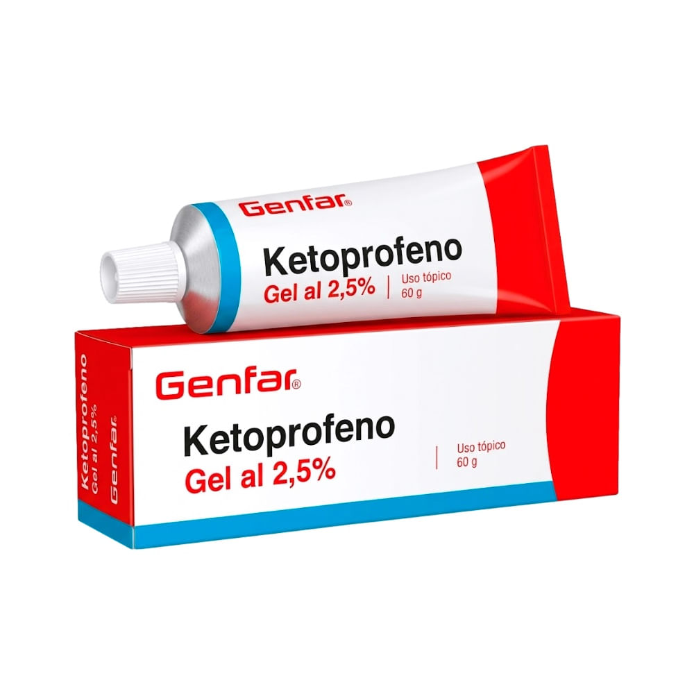 Ketoprofeno 2.5% GF Gel - Frasco 60 g