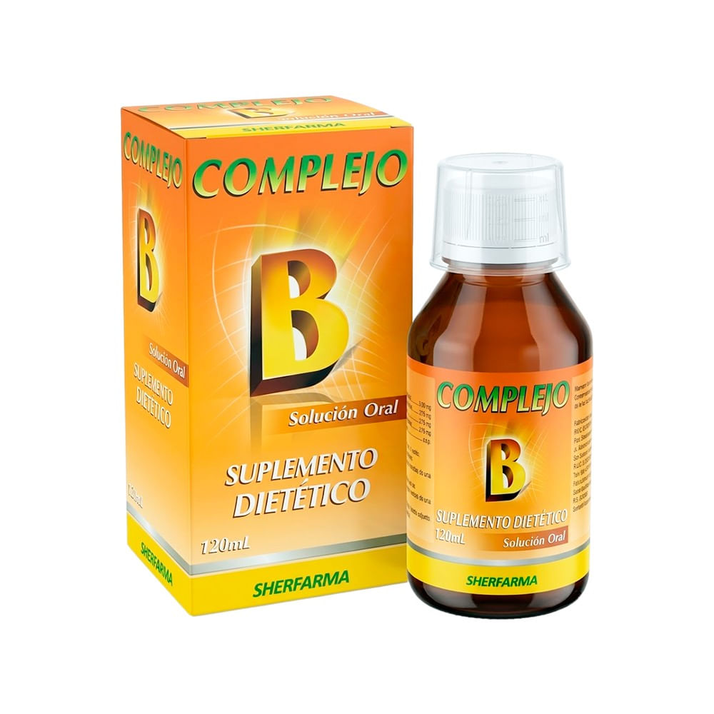 Sherfarma Completo B Solución Oral - Frasco 120 ml