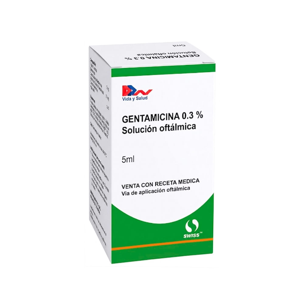 Gentamicina 0.3% SW Solución Oftálmica - Frasco 5 ml