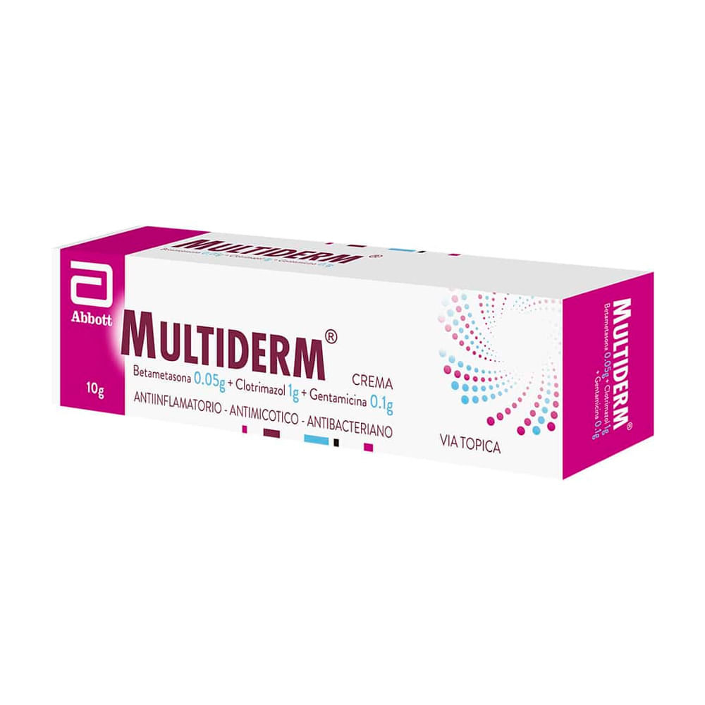 Multiderm 0.05g + 1 g + 0.1 g Crema - Tubo 10 g