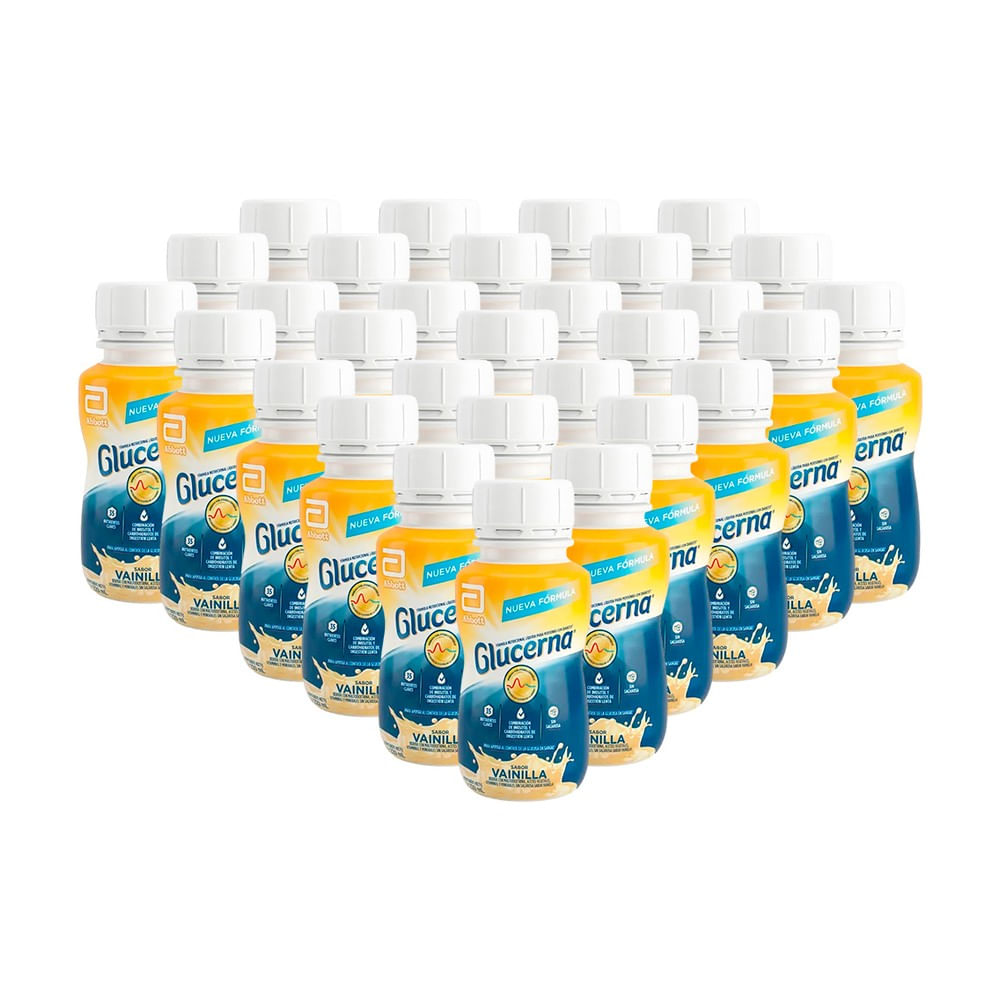 Pack x 30 Glucerna Bebible Sabor Vainilla 220 ml c/u