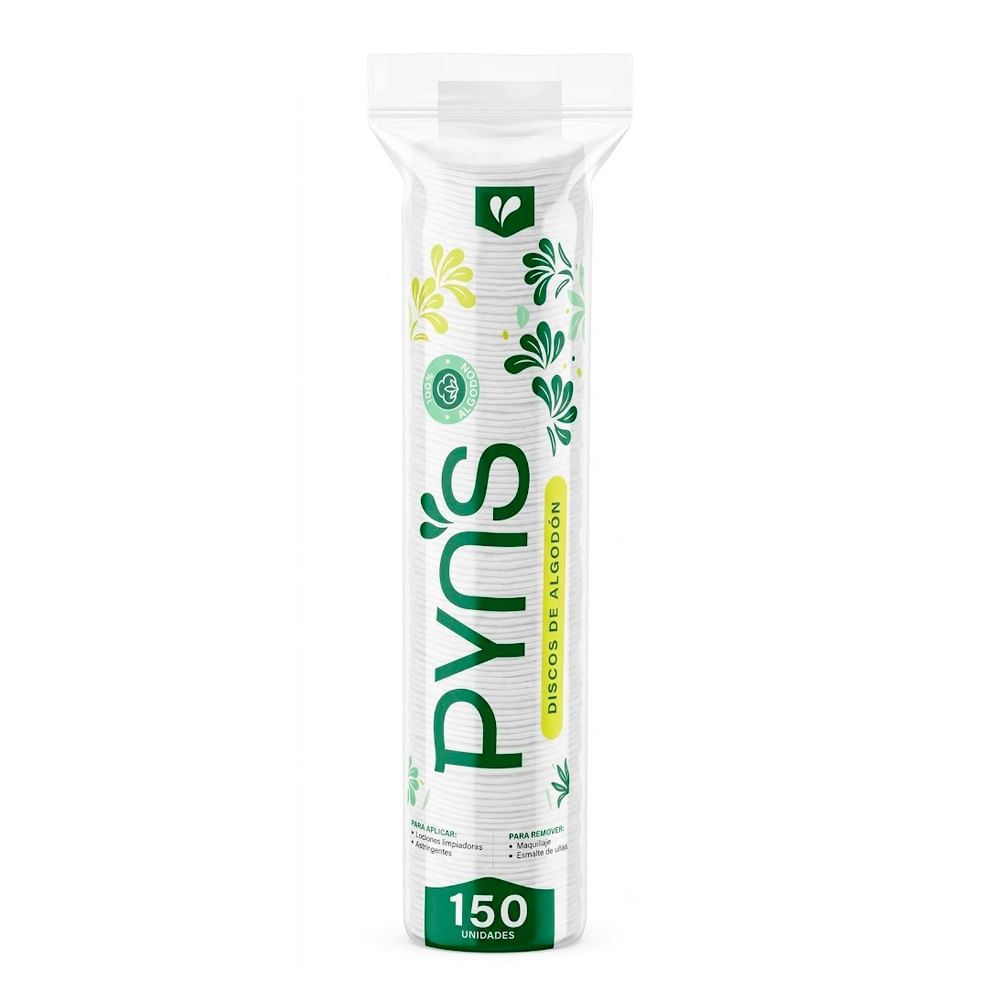 Pyns Discos de Algodón Desmaquillantes - Bolsa 150 und