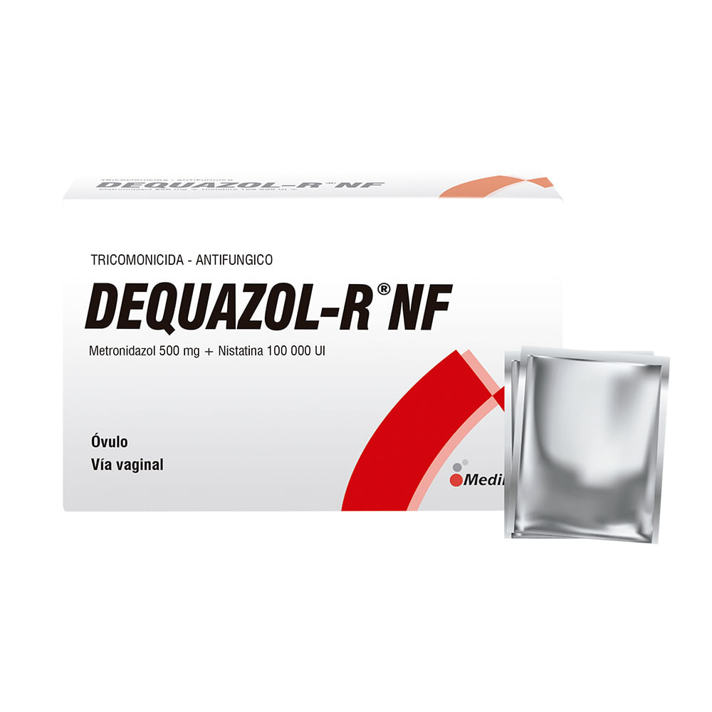Dequazol R NF 500 mg + 100 000 UI Óvulos Vaginales - Blíster 2 und